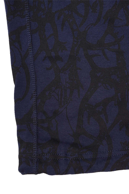 "VINES AND THORNS" OVERPOCKET PHAT PANTS IN NAVY