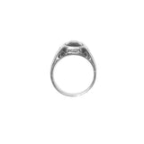 ANTHRACITE "IONIAN" RING