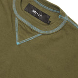 WAFFLE EXO™ MILITIA BOX TEE IN OLIVE