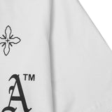 "TAKE NO SHIT, DO NO HARM" TEE IN WHITE
