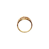 GLEAMSTONE ROOTS GOLD RING