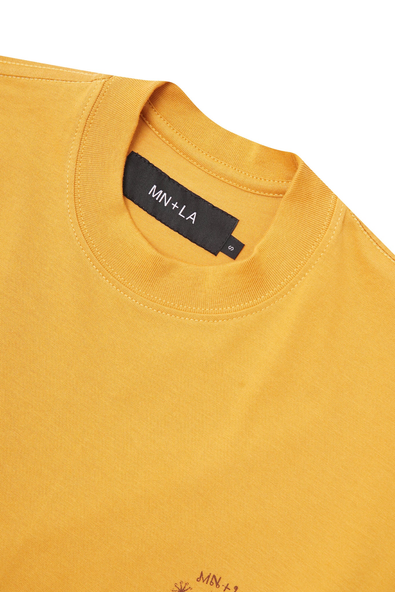 "FCF" TEE IN MUSTARD