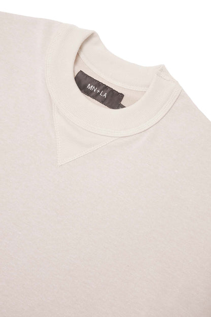 CUTOFF MILITIA SWEATSHIRT IN FOSSIL