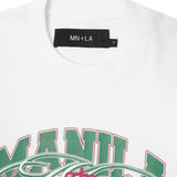 "FAST LANE" LONGSLEEVE TEE IN WHITE