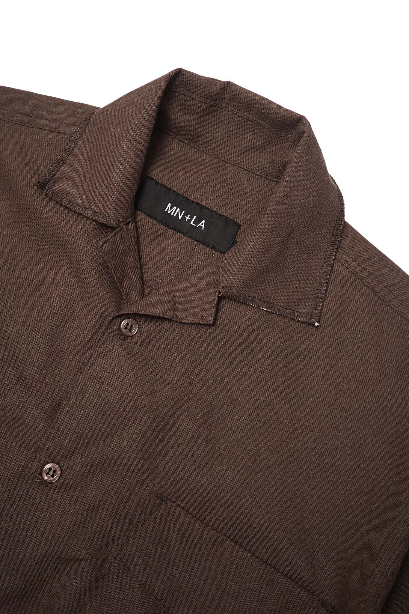 4 POCKET CUBAN SHIRT IN WOOD