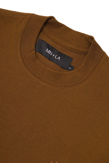 "ETERNAL RYTHM" ULTRA HEAVY TEE IN RUST