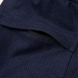 PLEATED BOOTCUT PANTS IN HAGUE BLUE