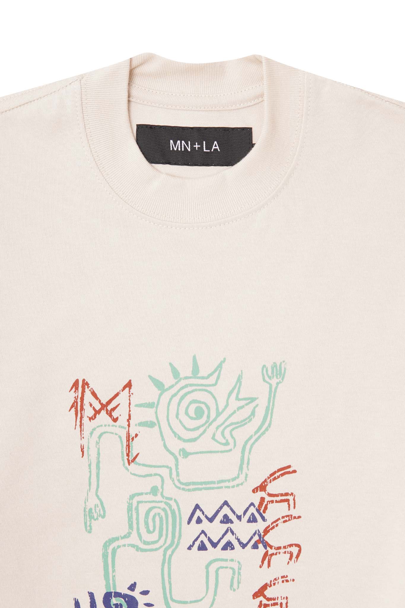 "SPIRIT WALKER" ULTRA HEAVY TEE IN OAT