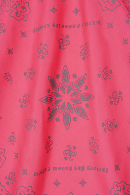 MN+LA™ BANDANA IN MINT BUBBLE GUM PINK