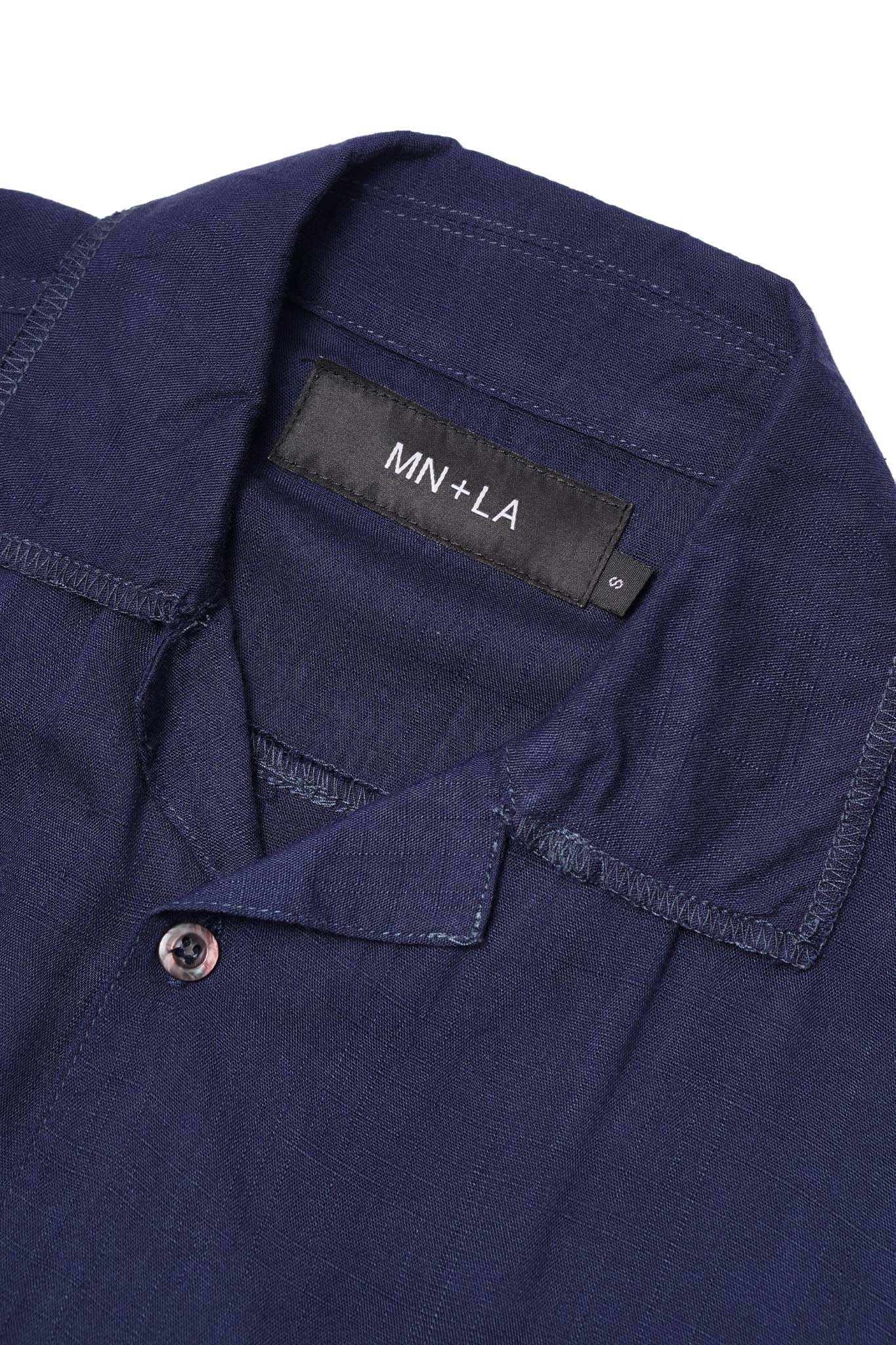 4 POCKET CUBAN SHIRT IN MIDNIGHT