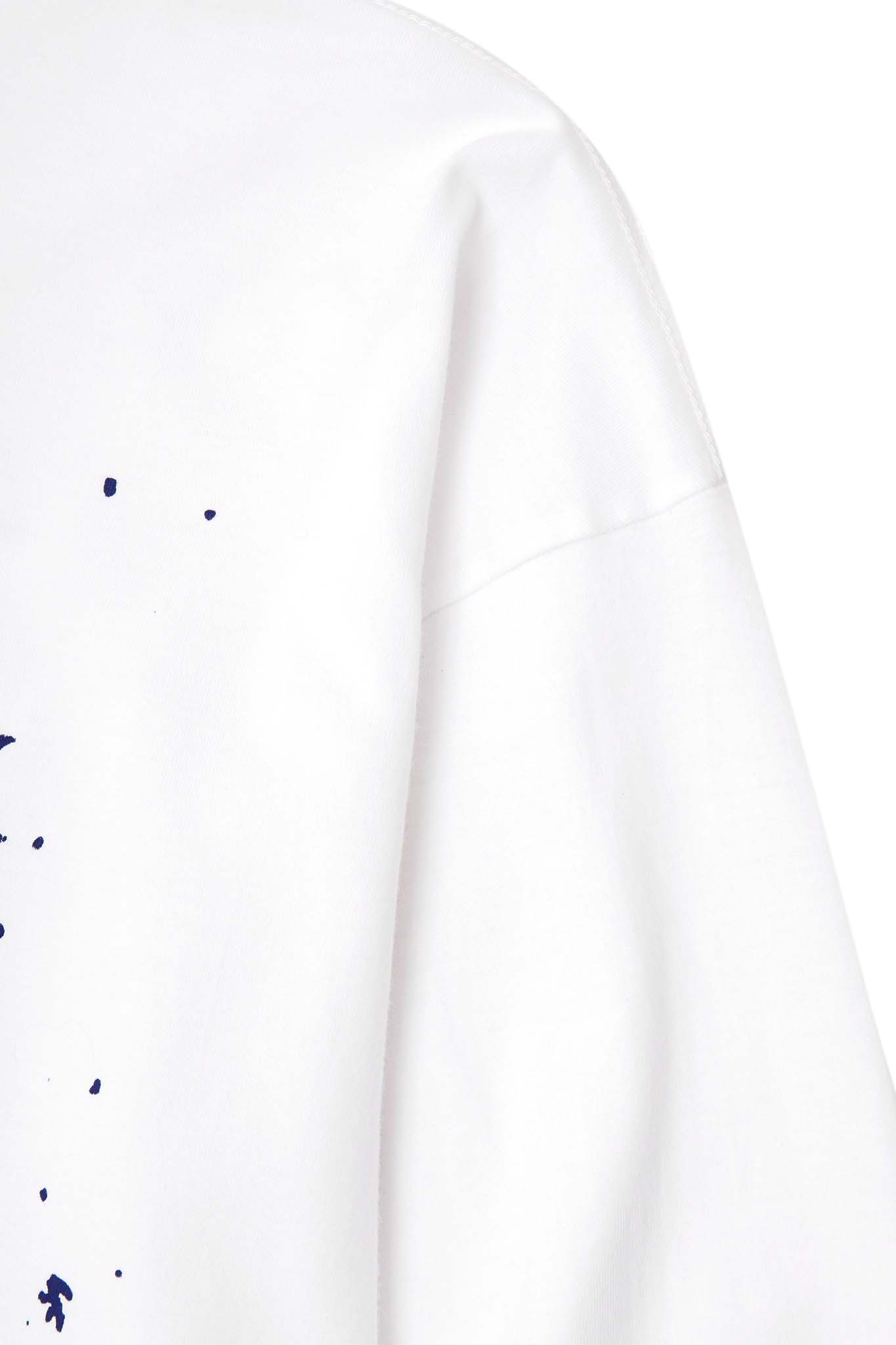 "HITTER" V3 LONGSLEEVE TEE IN WHITE