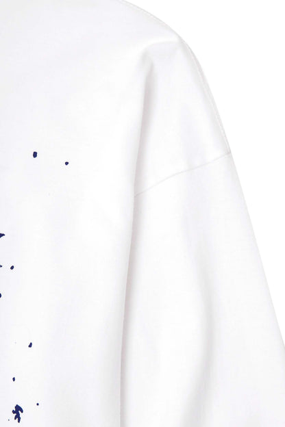 "HITTER" V3 LONGSLEEVE TEE IN WHITE