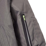 FLIGHT BOMBER JACKET IN NARDO GREY