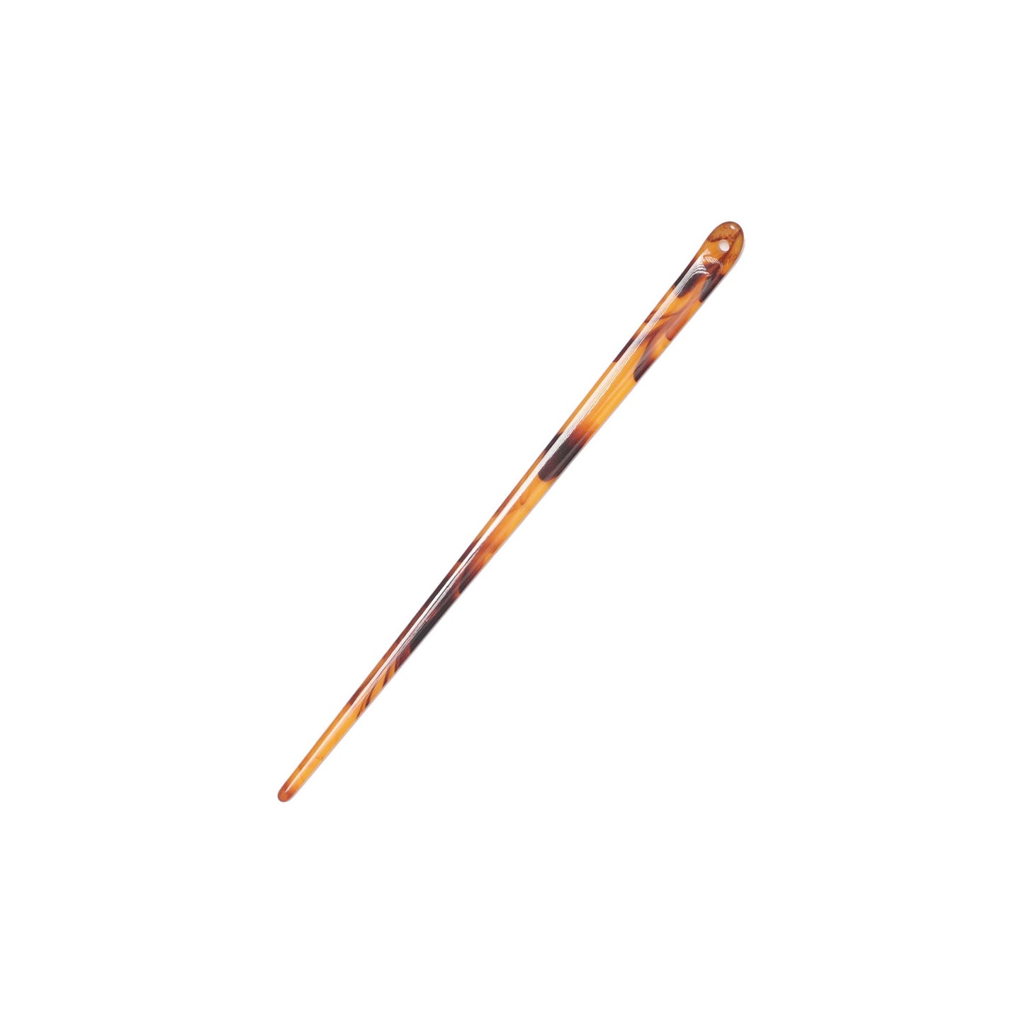 HAIR PIN IN AMBER TORTOISE
