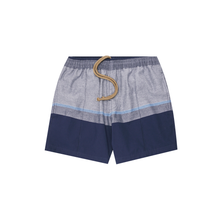 WILLOW BLUE PLEATED HOUSE SHORTS