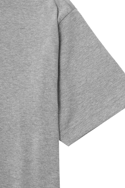 ULTRA HEAVY BOX TEE IN HEATHER GREY