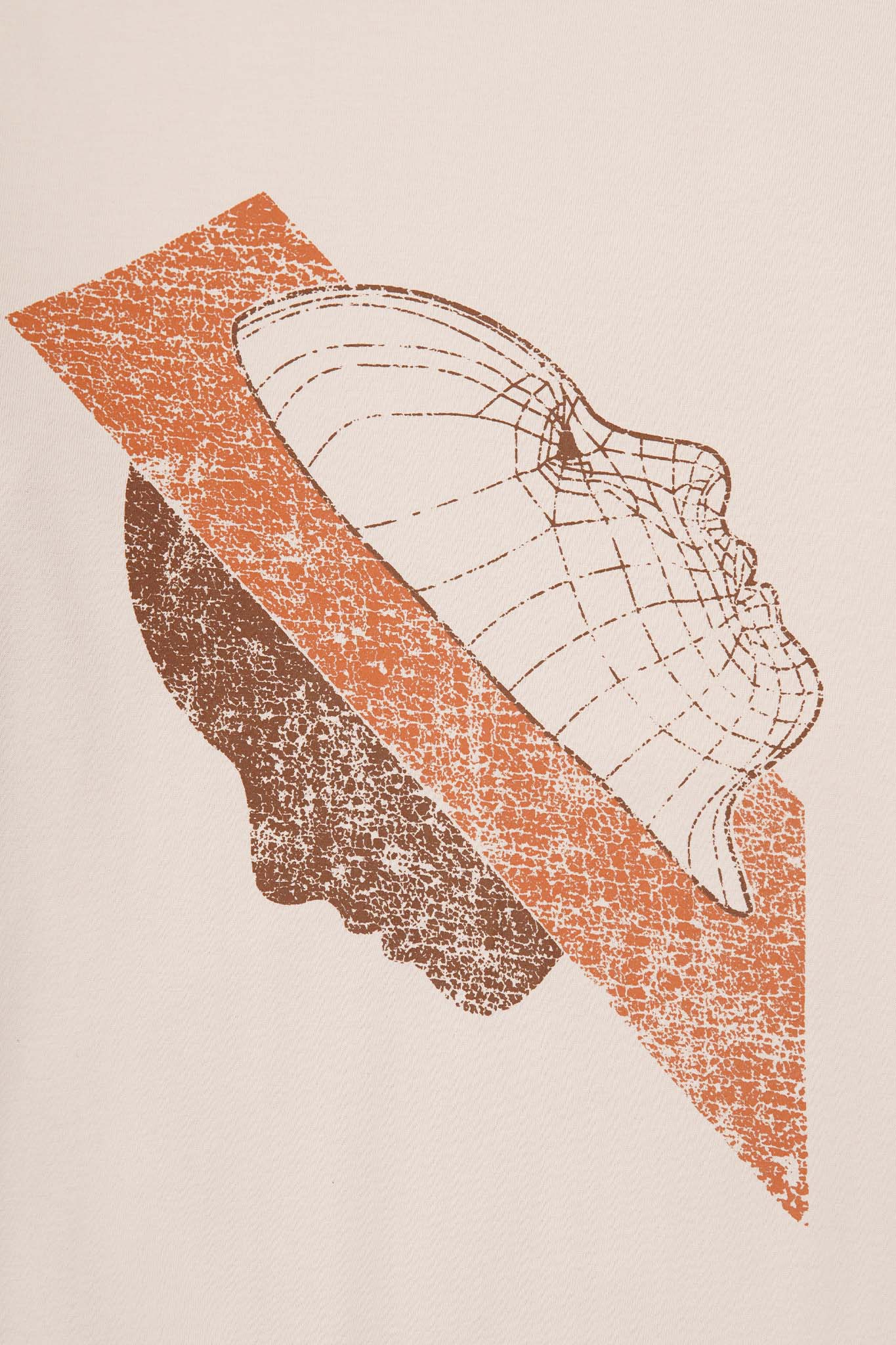 "HEADSPACE" TEE IN OAT