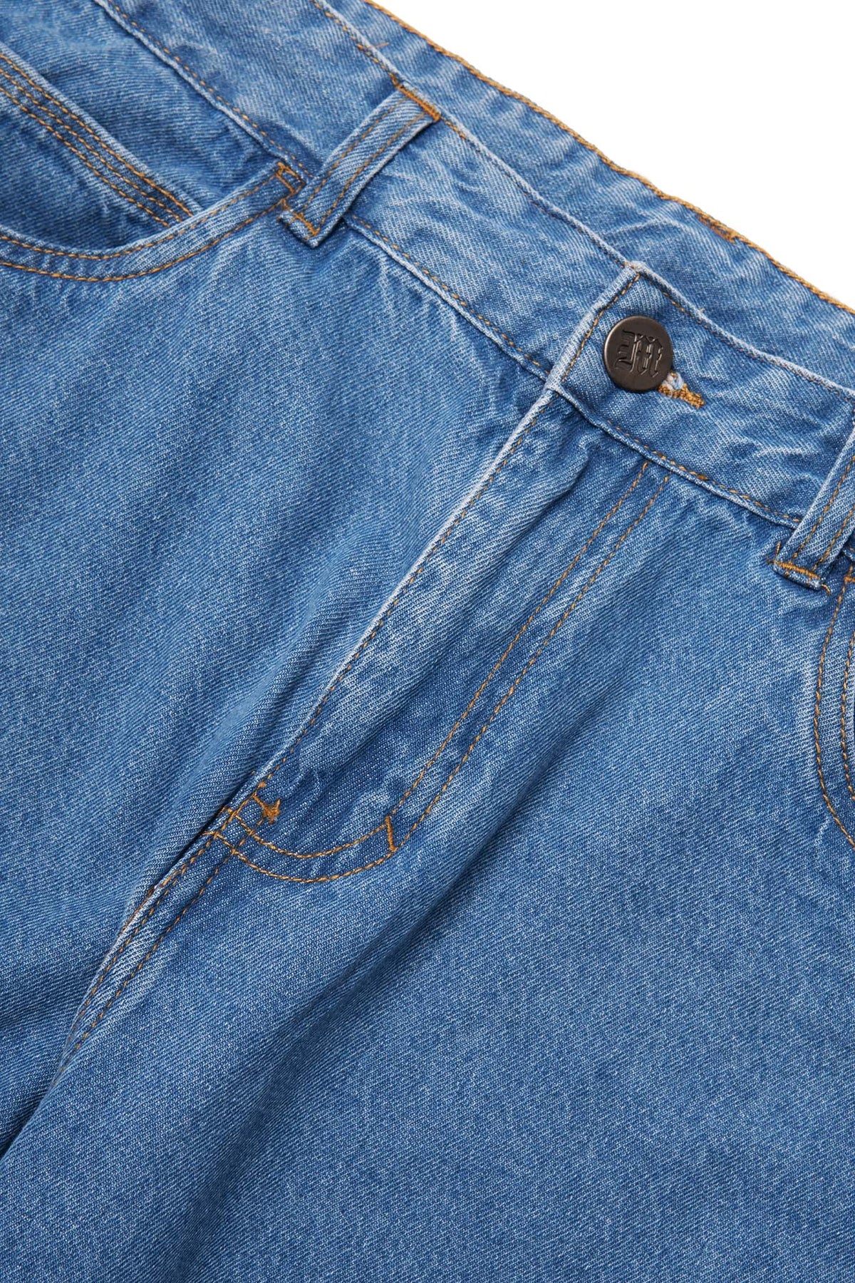 "HITTER" PHAT SHORTS IN ACID BLUE