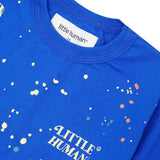 "PAINT SPLAT" LITTLE HUMAN™ TEE IN ELECTRIC BLUE