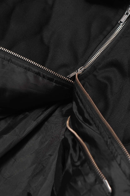 FLIGHT BOMBER JACKET IN GRAPHITE