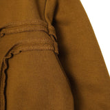 CROSS FORGED ZIP HOODIE IN RUST