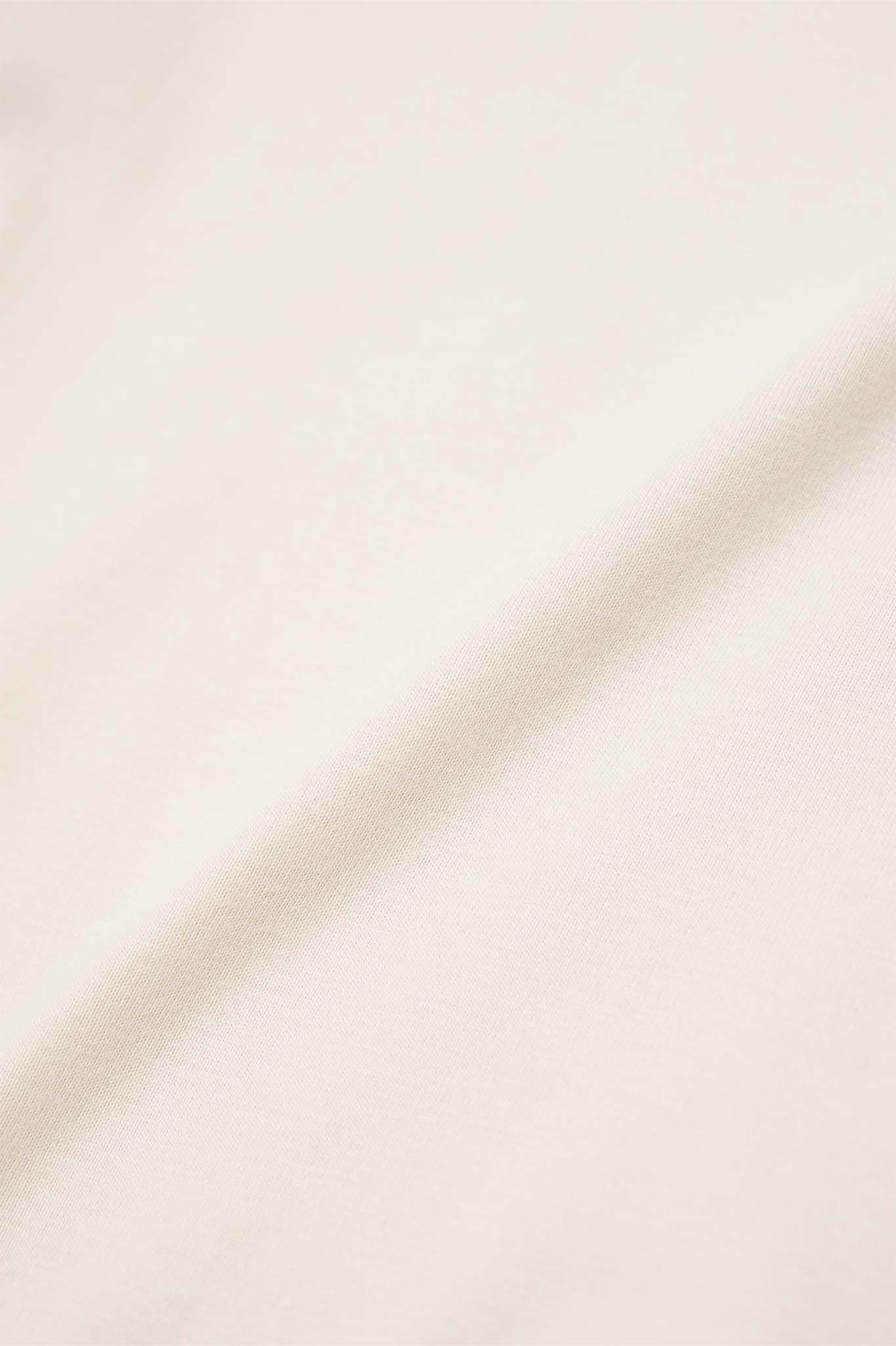 MOCK NECK TEE IN OAT