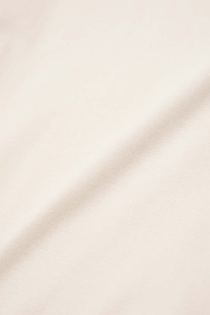 MOCK NECK TEE IN OAT
