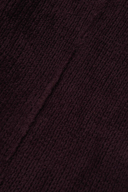 PLEATED ULTRA WIDE PANTS IN SANGRIA