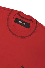 “M’$ SPECK V2” TEE IN RARRI RED