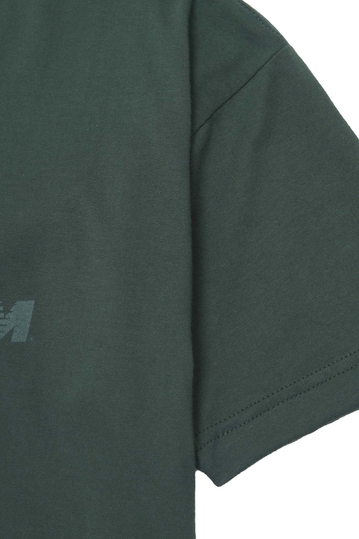 "OUTDOOR EXPLORATION" TEE IN FOREST GREEN