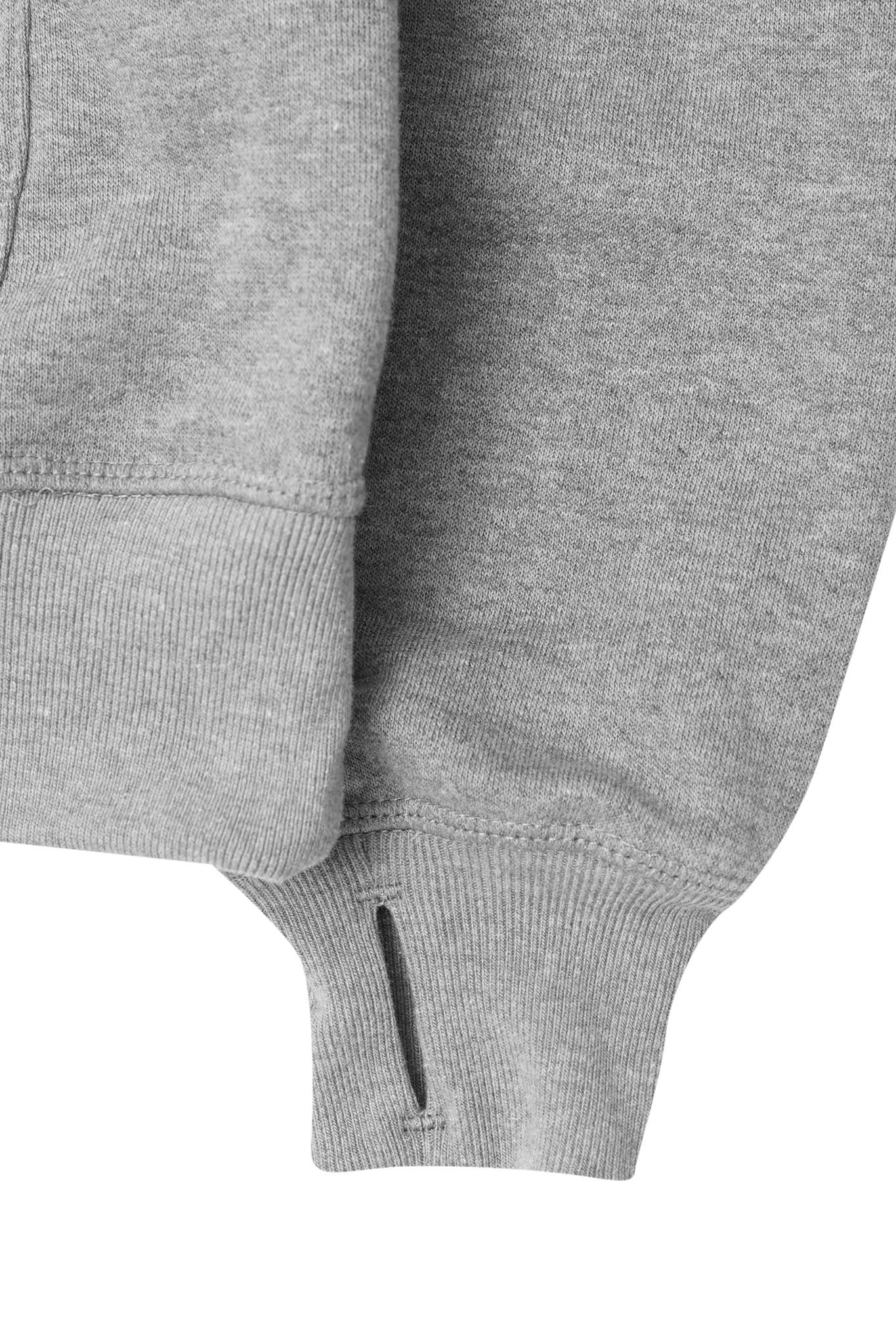 MILITIA HOODIE IN HEATHER GREY