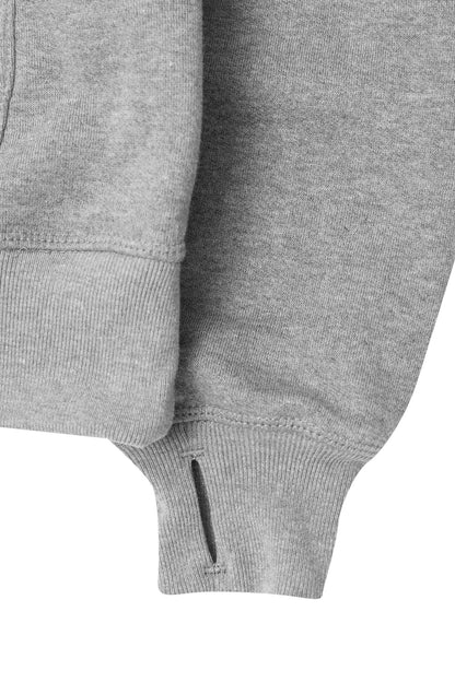 MILITIA HOODIE IN HEATHER GREY