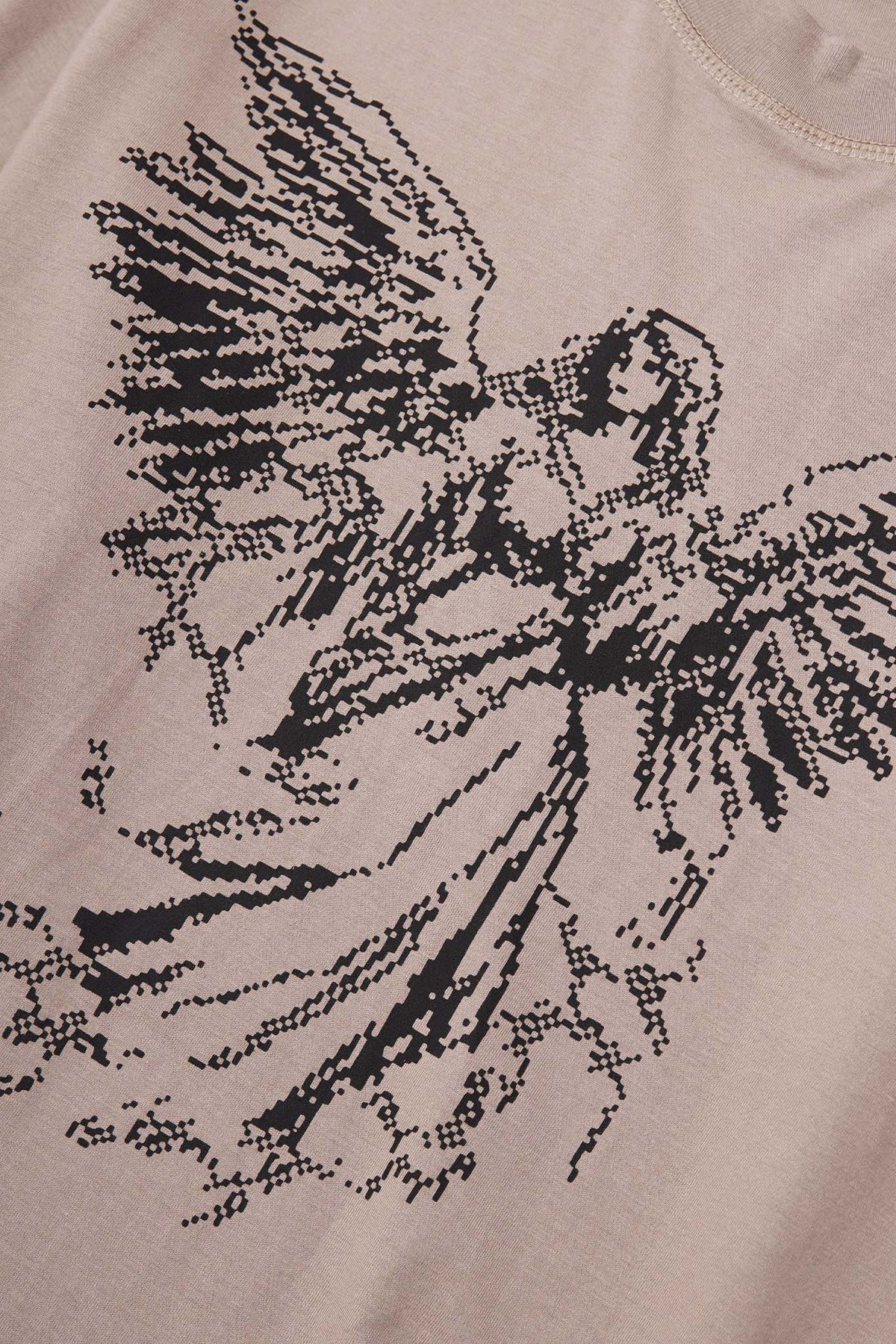 "DIGITAL ANGEL" TEE IN TAN