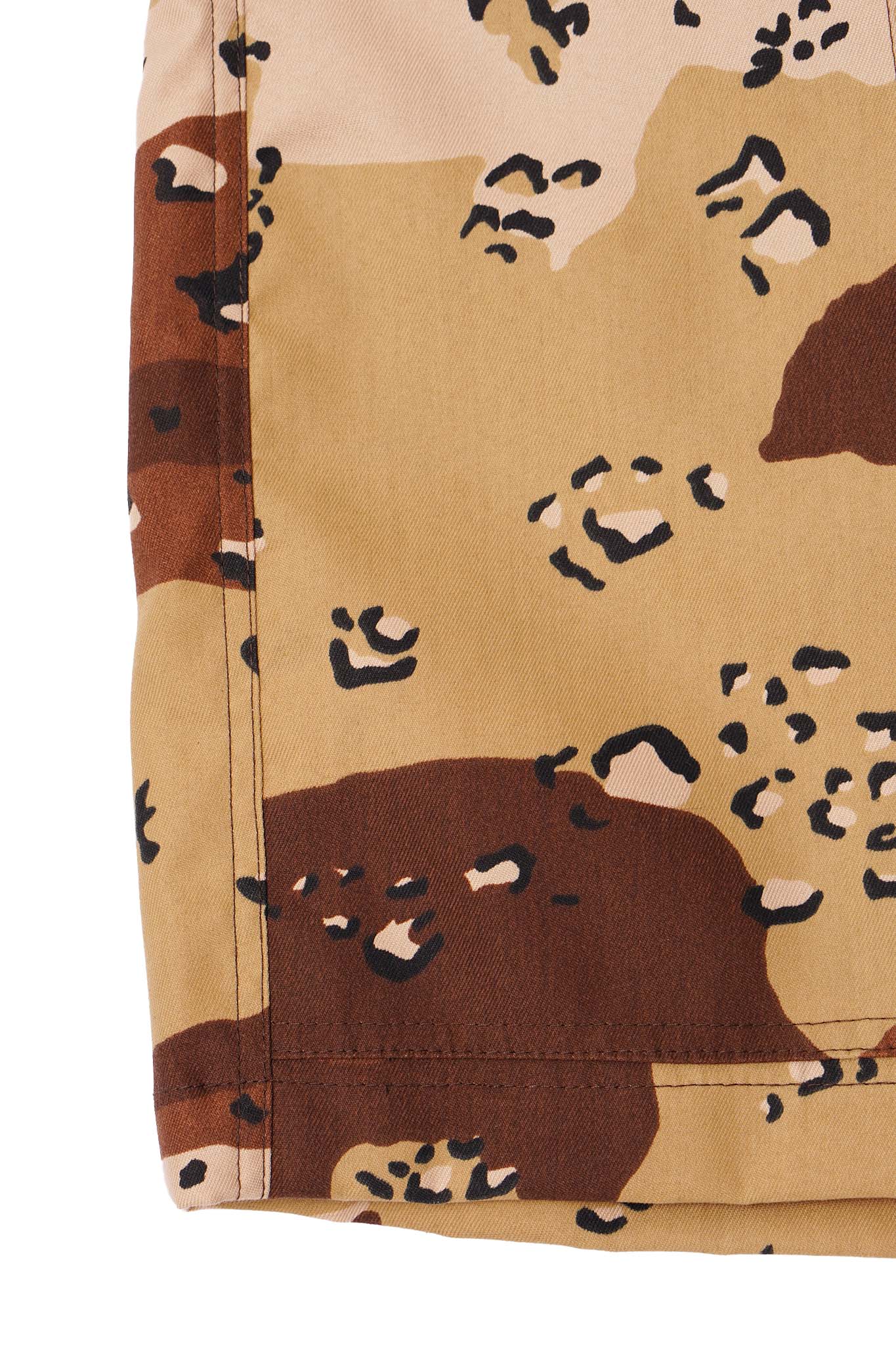 M+ DOUBLE KNEE PHAT SHORTS IN DESERT CAMO