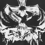 "WINGS OF REDEMPTION" TEE IN ANTHRACITE