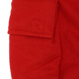 LITTLE HUMAN™ CARGO LOUNGE PANTS IN FADED RED