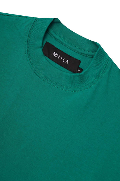 "OUTDOOR EXPLORATION" MULTI LOGO TEE IN JADE
