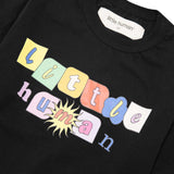 "SUN IS OUT" LITTLE HUMAN™ TEE IN CAVIAR