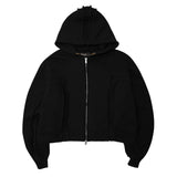 CROSS FORGED ZIP HOODIE IN RUST