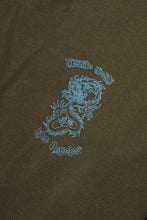 "YEAR OF THE DRAGON" MILITIA BOX TEE IN OLIVE