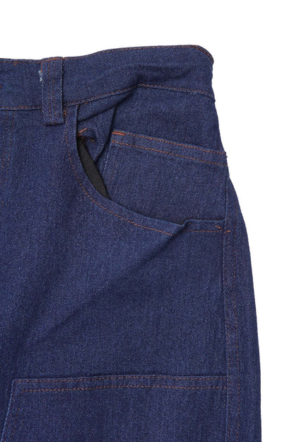 "COLD NAVY" DOUBLE KNEE PHAT SHORTS