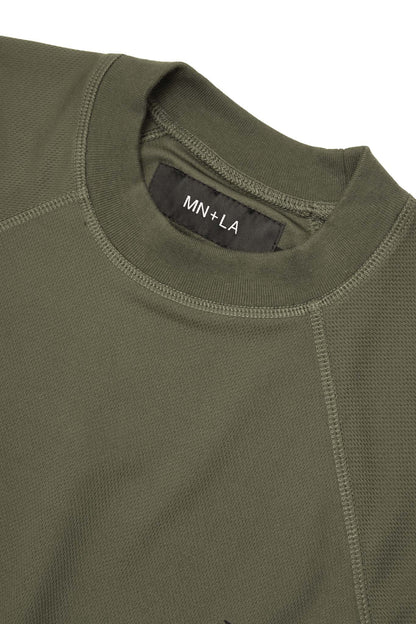 "ARE WE THERE YET?" TEE IN OLIVE