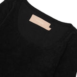 SCOOP NECK IN ANTHRACITE