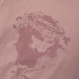 "CROWN OF THORNS" TEE IN MAUVE