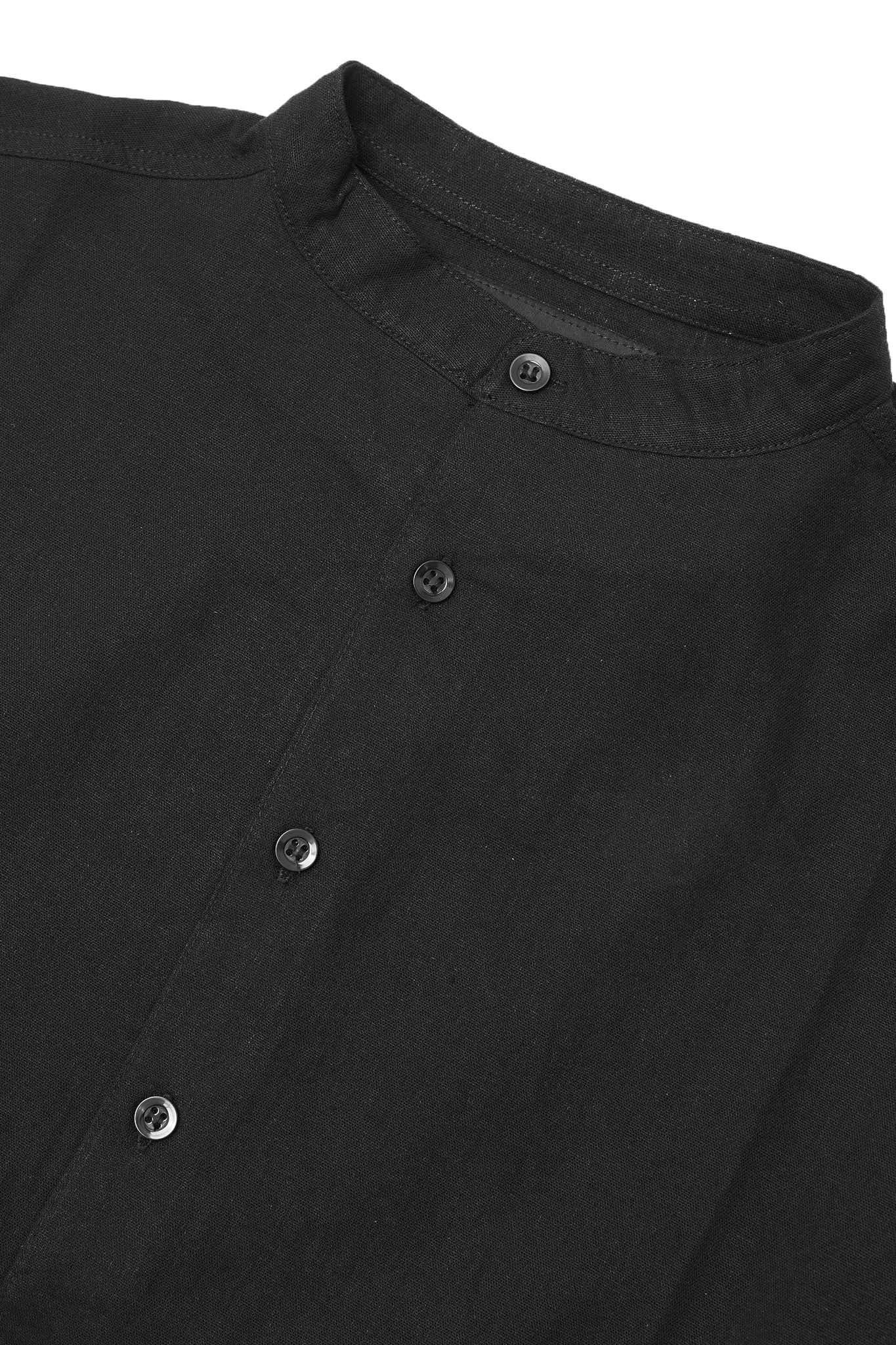 MANDARIN L/S SHIRT IN ANTHRACITE