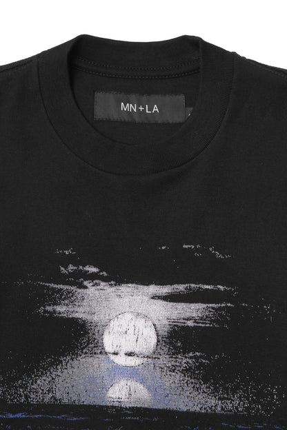 "HORSE POWER" TEE IN MIDNIGHT