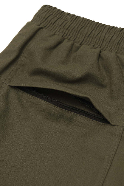 LINEN LOUNGE PANTS V2 IN OLIVE