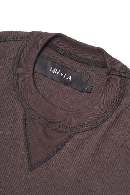 EXO™ MILITIA BOX WAFFLE TEE IN CHARCOAL GREY