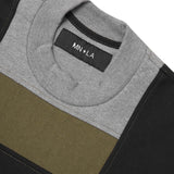 NEEDLEWORK CUTOFF SWEATSHIRT IN TAIGA