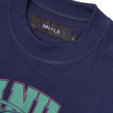 "FAST LANE" LONGSLEEVE TEE IN NAVY